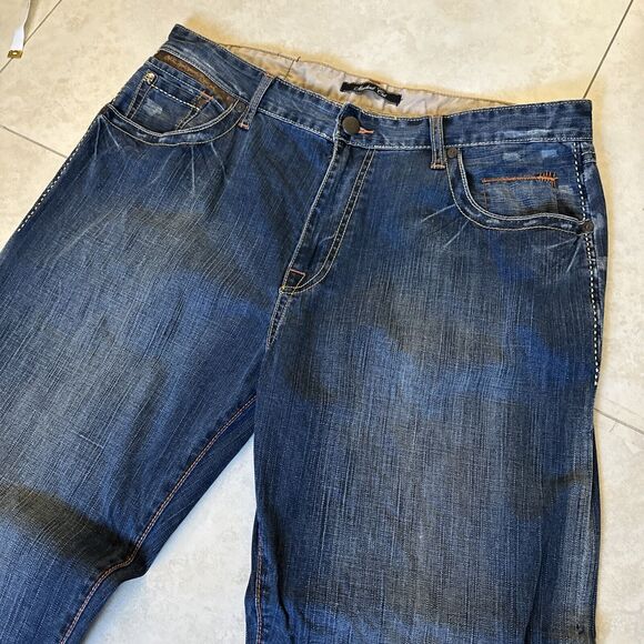 Vintage Marc Ecko Standard Cut Wide Leg Jeans Men 36 Prime Cut - Picture 3 of 11